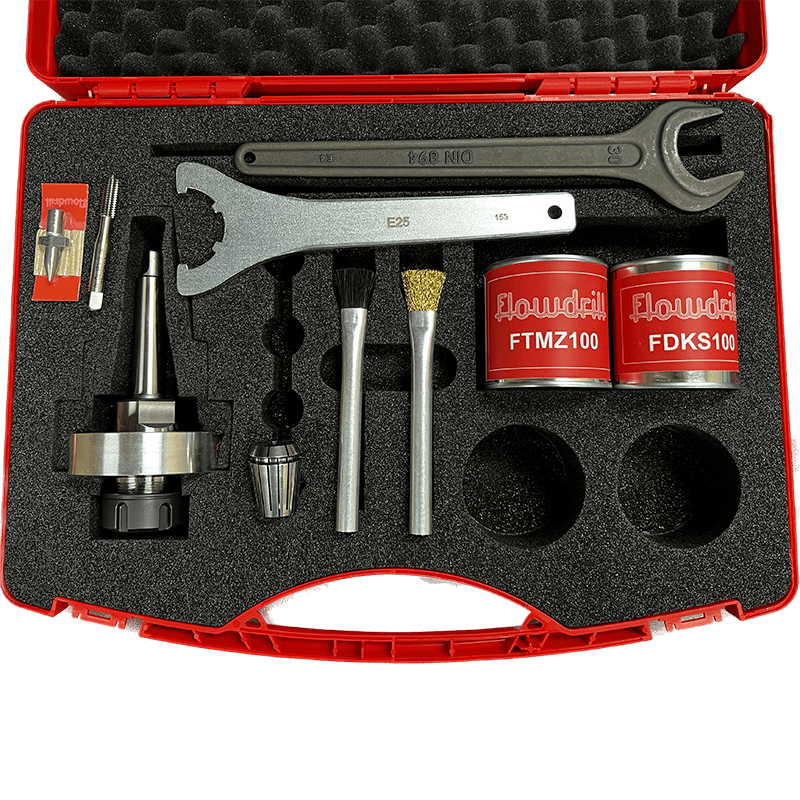 Termopuurimine, FLOWDRILL komplekt kohvris