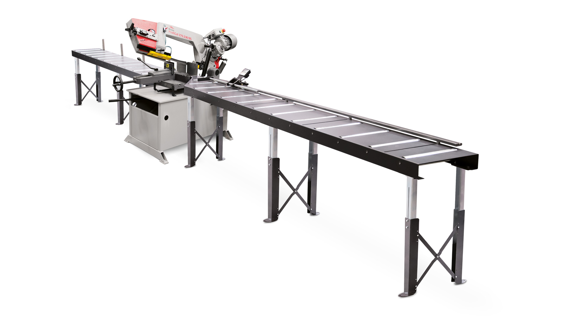 Bomar,  lintsaemasin ProfiCut 275.230 DG metalli lõikamiseks, koos mõlemapoolel materjali rullrajaga