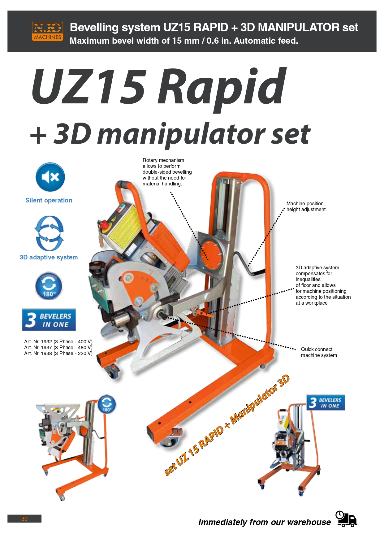 UZ15 RAPID faasimasina kataloog lk.3