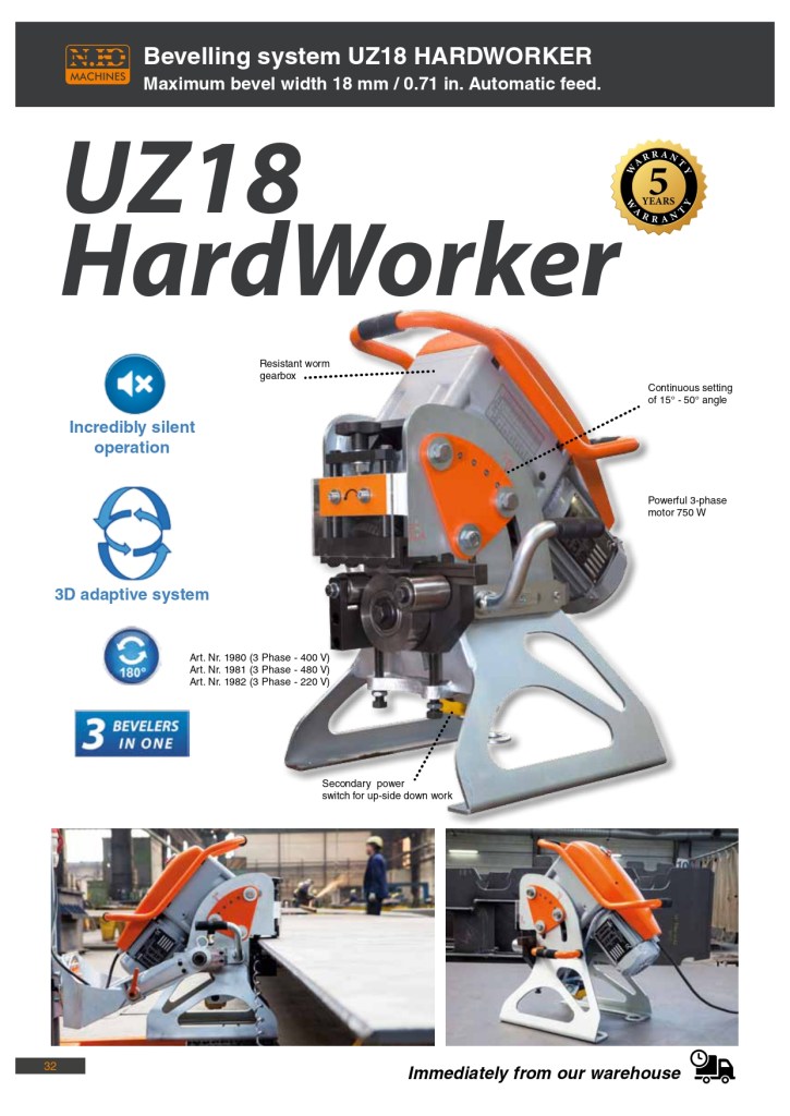 UZ18 HardWorker faasimismasina kasutusjuhend 