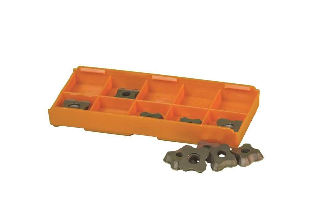 Freesilõikuri terade komplekt spetsiaalses karbis