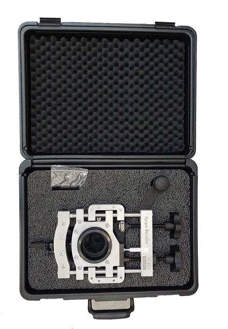 Xpipe faasimisriist kohvris  – kompaktne disain, reguleeritavate nuppudega ja kindlalt paigaldatav.