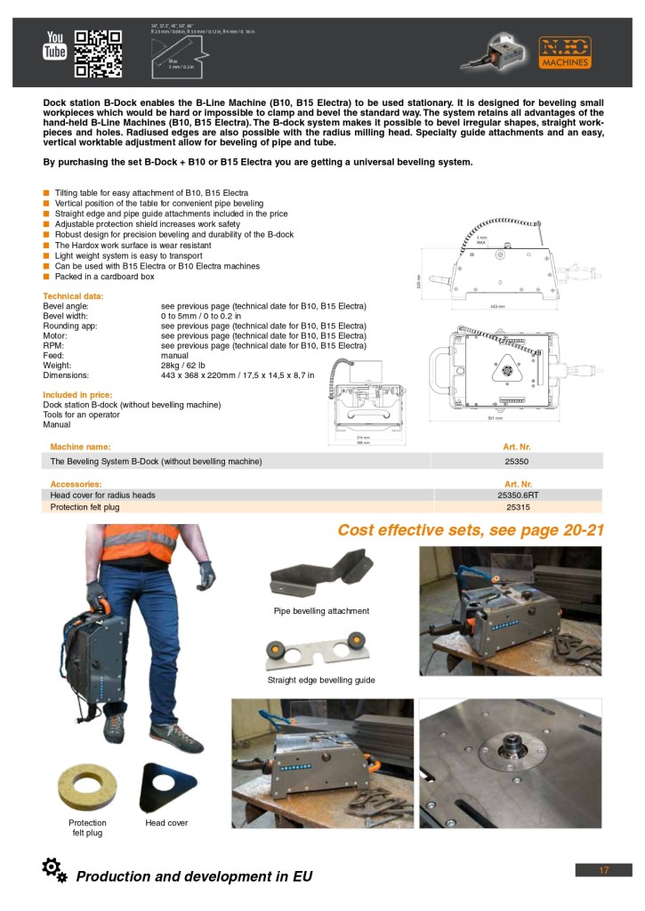 B10 Electra faasilõikuri kataloogileht