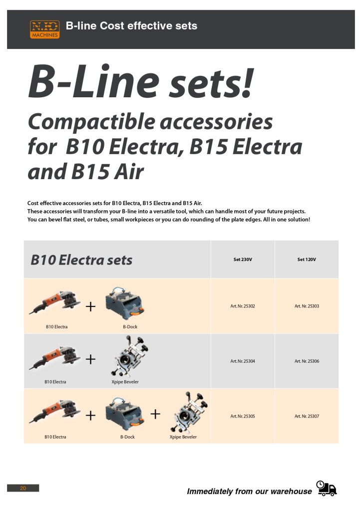 B10 Electra faasilõikuri kataloogileht